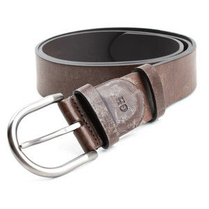 George Hogg Belt Men size 120 Saddle Brown